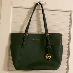 Michael Kors Jet Set Tote - Forest Green